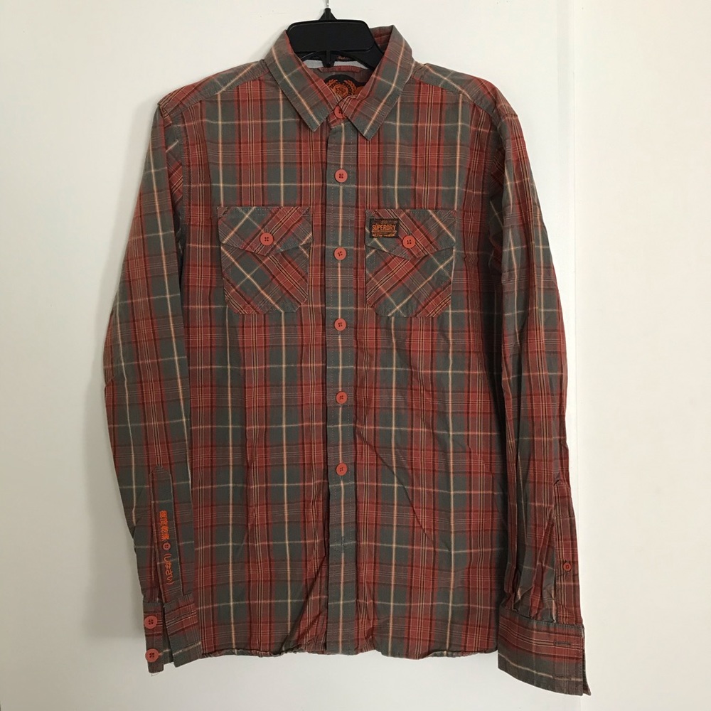 Superdry Plaid Button Down Shirt